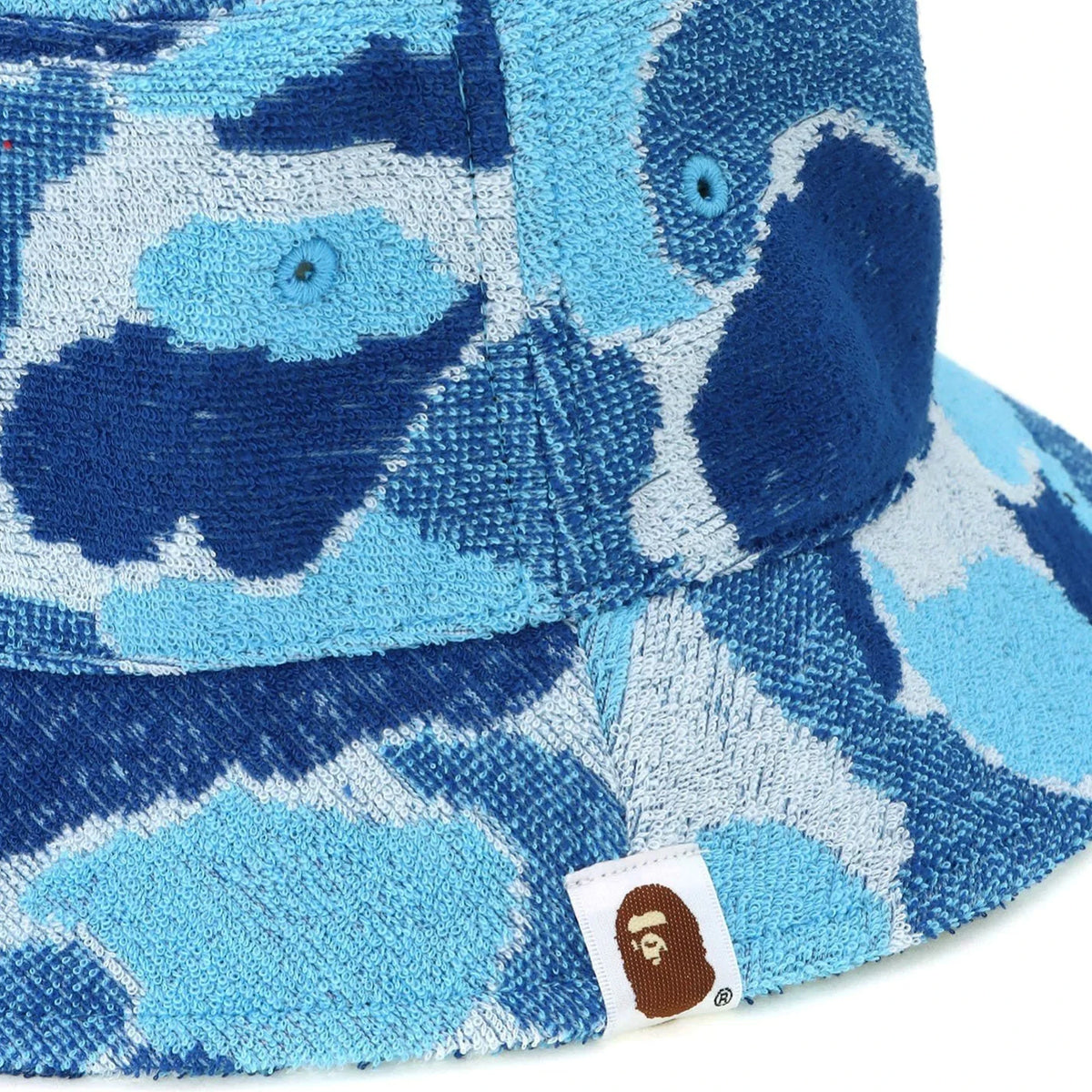 BAPE ABC Camo Pile Jacquard Bucket Hat 'Blue' (2025) – PUSHAS