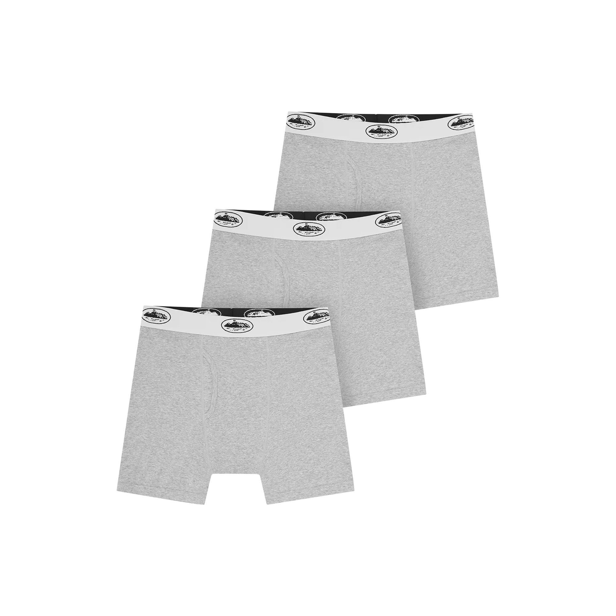 Corteiz-Allstarz-Boxers-(3-Pack)-‘Grey’-set