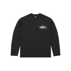 Corteiz-OG-Island-Longsleeve-Tee-‘Black’-front