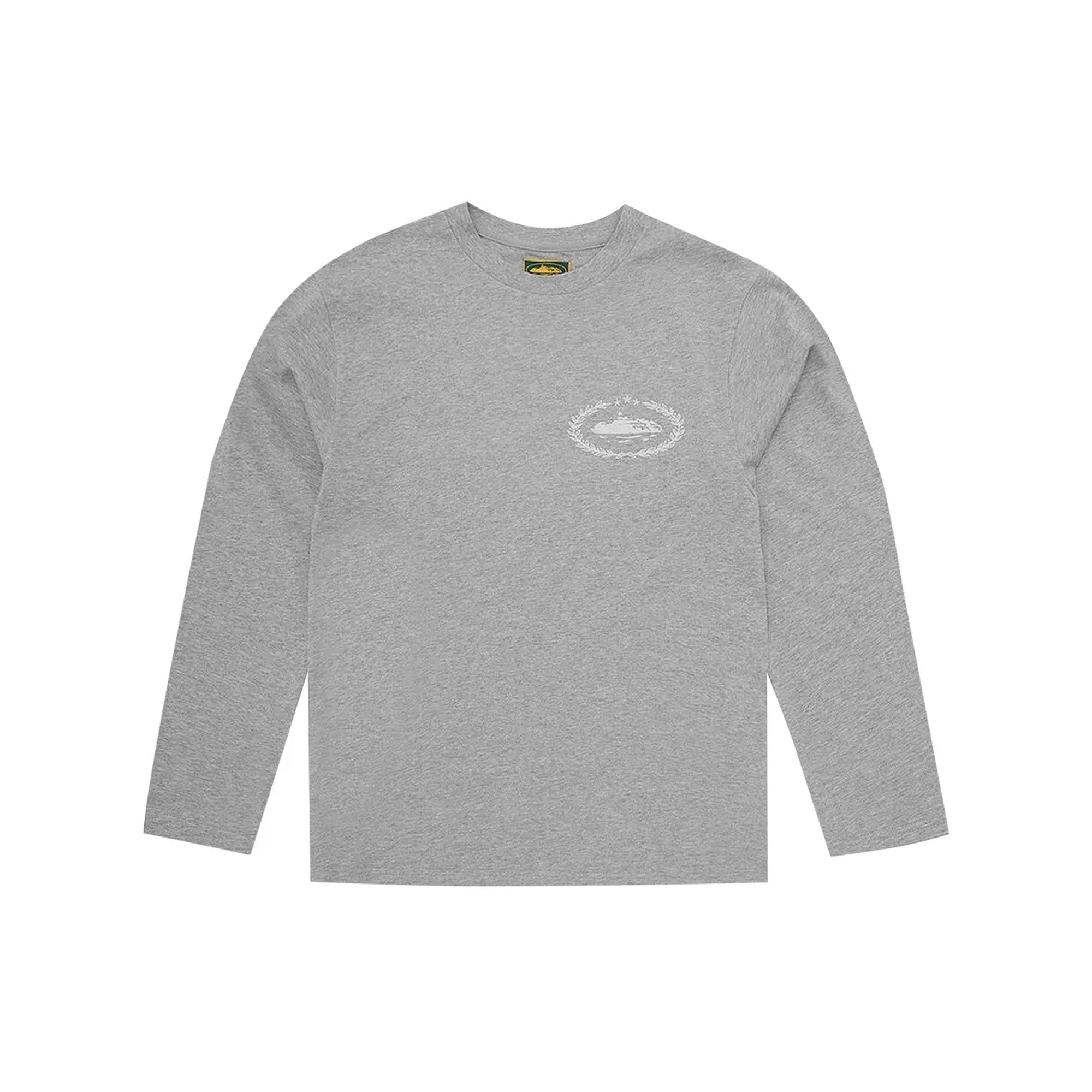 Corteiz-Royale-Heavyweight-Long-Sleeve-Tee-‘Heather-Grey’