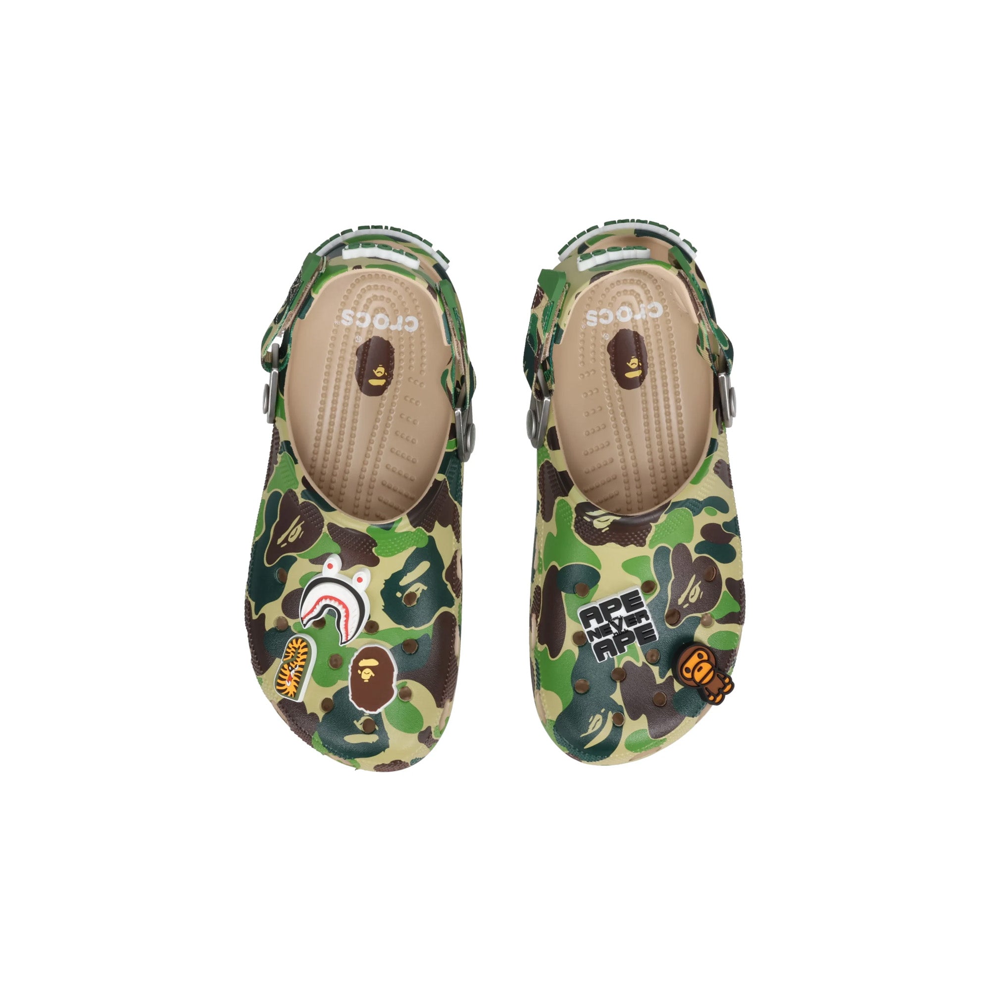 Crocs-Classic-Clog-A-Bathing-Ape-ABC-‘Camo-Green’-(2025)-4