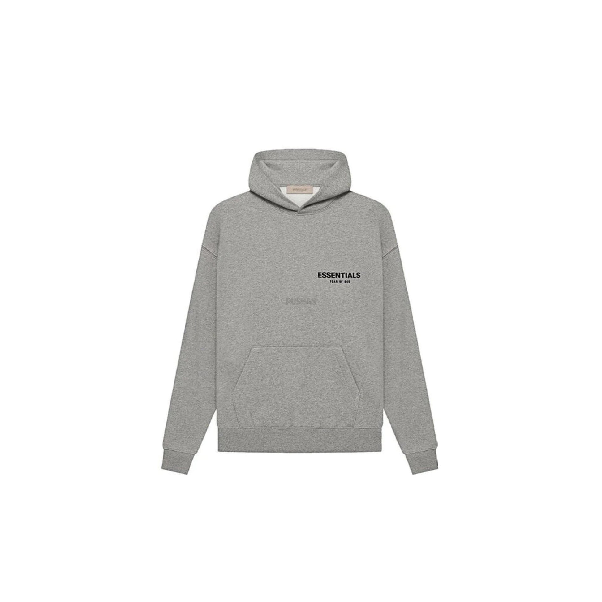 ESSENTIALS Core Pullover Hoodie Dark Oatmeal SS22 FW22 PUSHAS