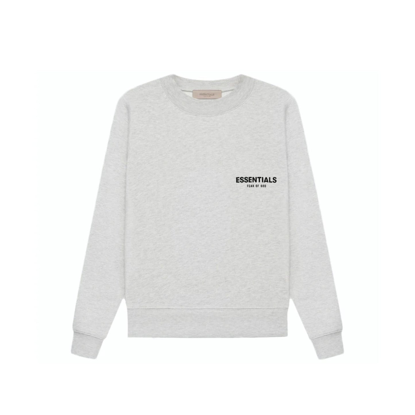 Essentials-Crewneck-'Light-Oatmeal'-(SS22)-front