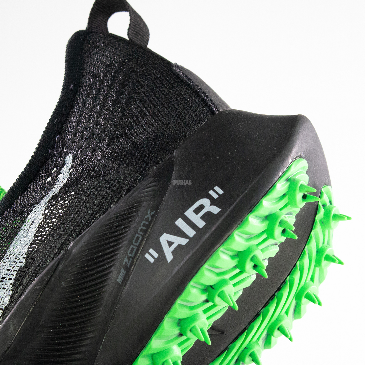 Nike Air Zoom Tempo Next% Flyknit 'Off-White Black Scream Green' (2021)