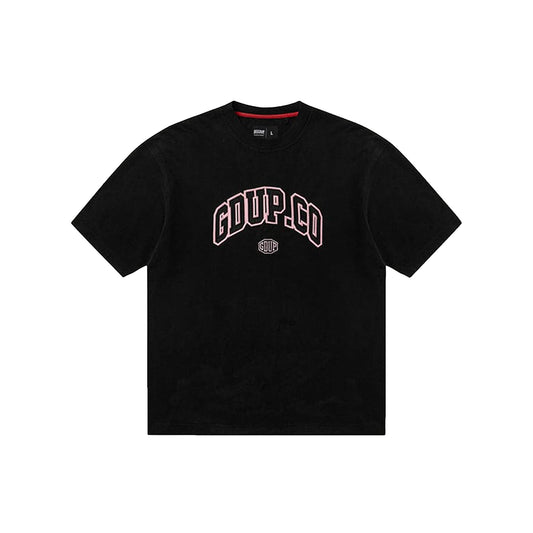 Geedup-GDUP-CO.-T-Shirt-Charcoal-Pink-2024