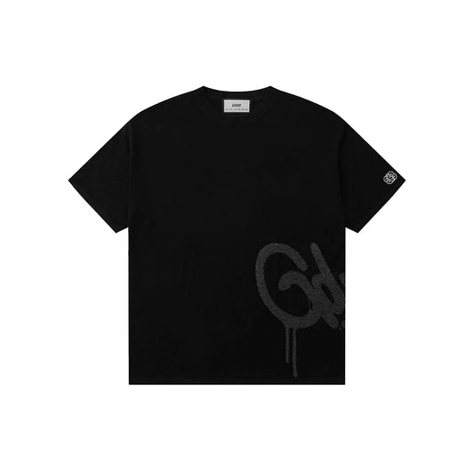 Geedup Handstyle Logo Knitted Tee 'Black / Grey' (2026)