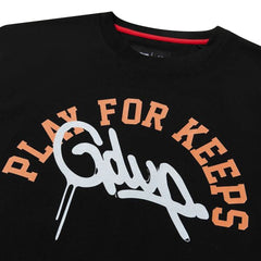 Geedup-Handstyle-Play-For-Keeps-T-Shirt-‘Black’-(2024)-orange-details