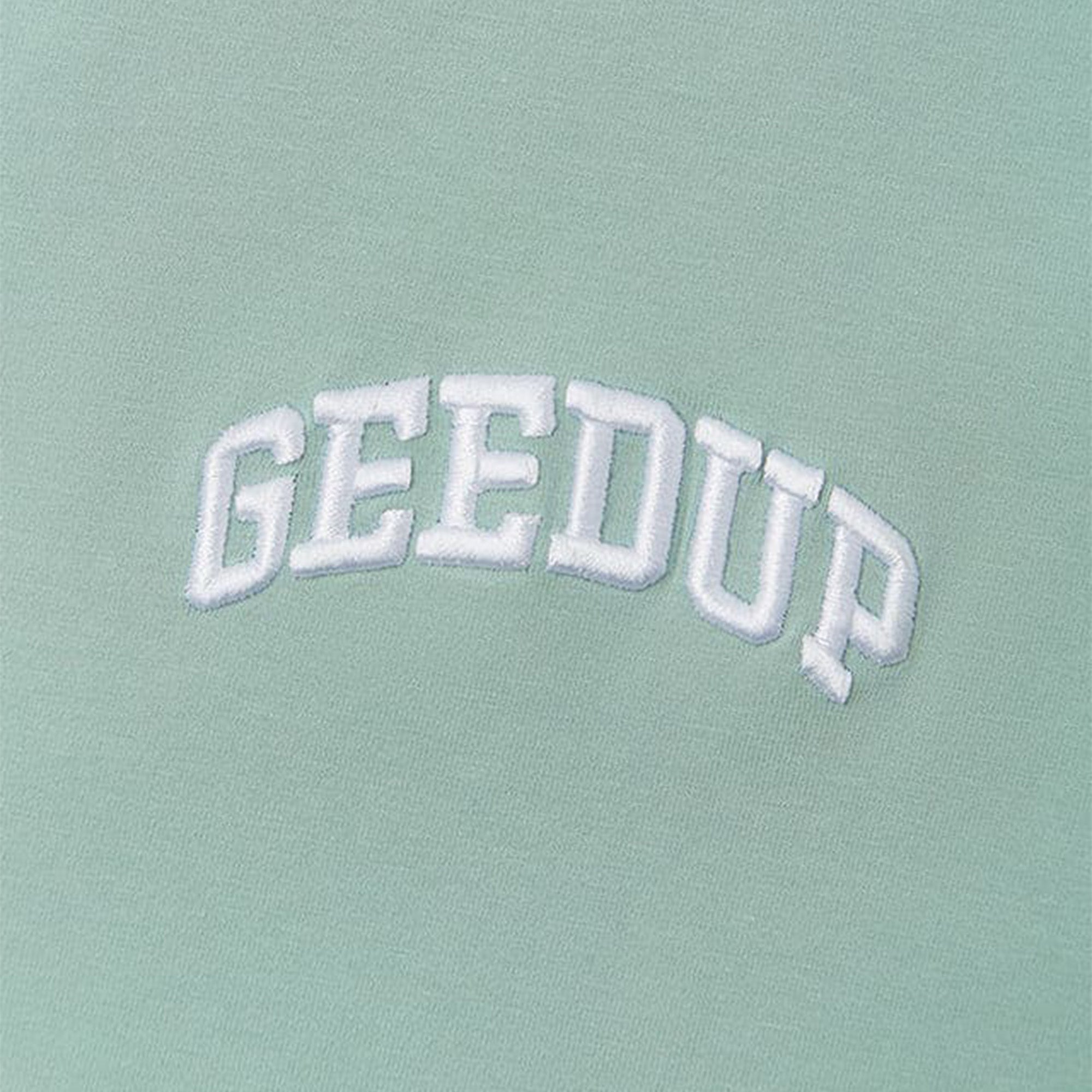 Geedup-Micro-Team-Logo-T-Shirt-'Pistachio'-(2024)-logo-close-up