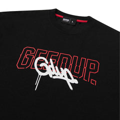 Geedup-Neon-Core-Logo-T-Shirt-‘Black-Red’-(2025)-close-up