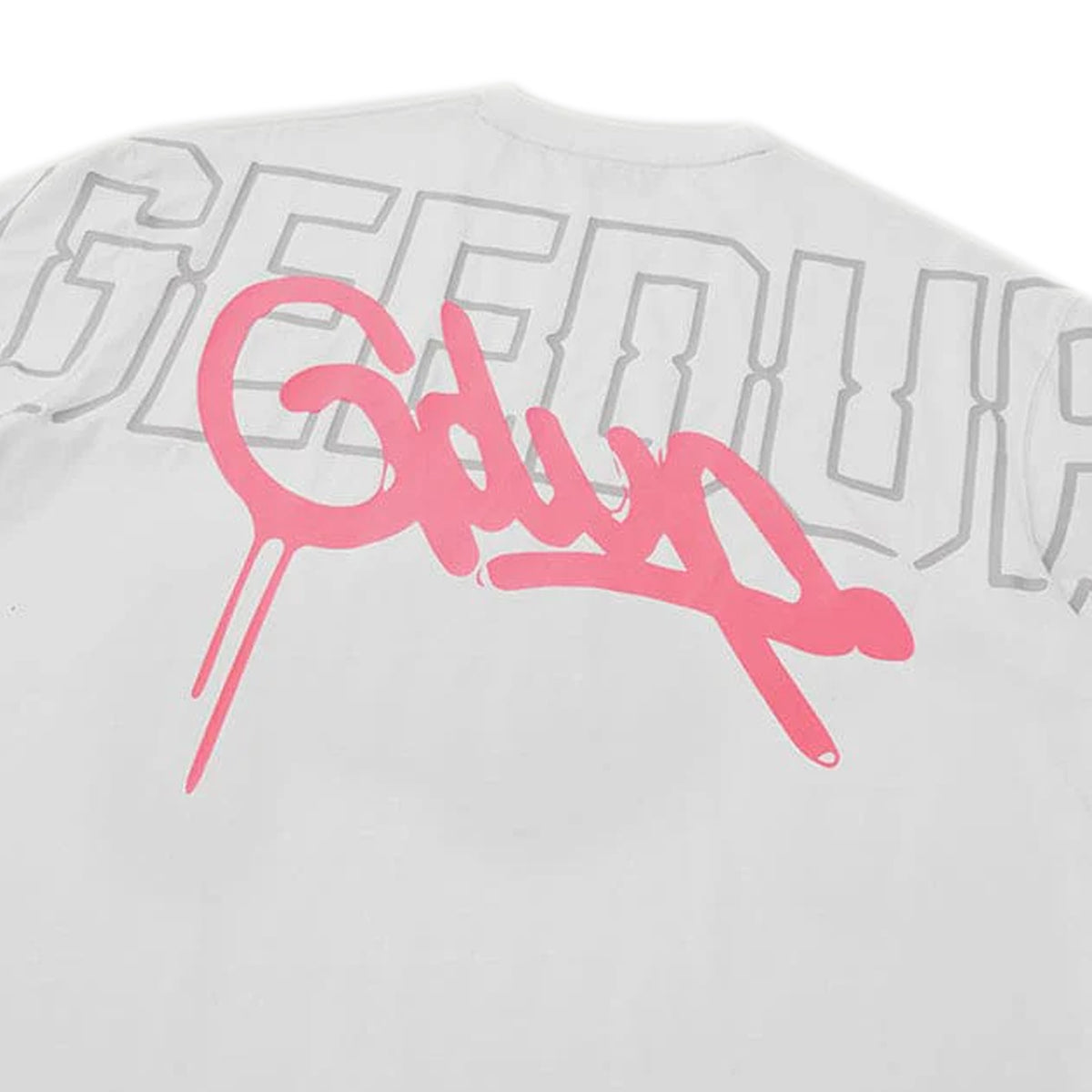 Geedup Neon Core Logo T-Shirt 'White / Pink' (2025) – PUSHAS