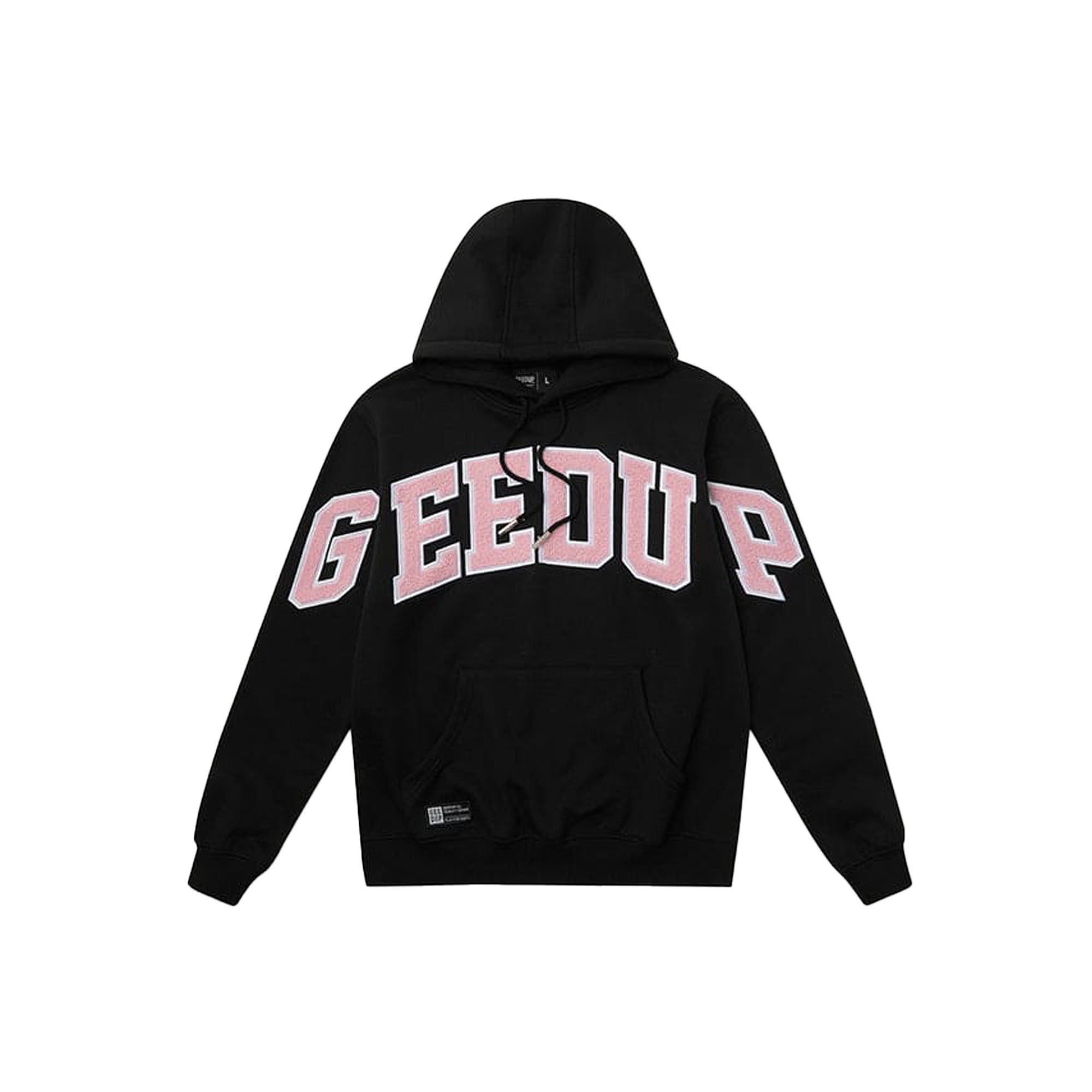 Geedup-Team-Logo-Hoodie-'Black-/--Dusty-Pink'(2025)-front