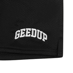 Geedup-Team-Logo-Mesh-Shorts-‘Black’-(2025)-details