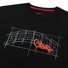 Geedup-Team-Logo-Sketch-T-Shirt-'Black'-(2024)-front-close-up