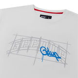 Geedup-Team-Logo-Sketch-T-Shirt-'White'-(2024)-front-close-up