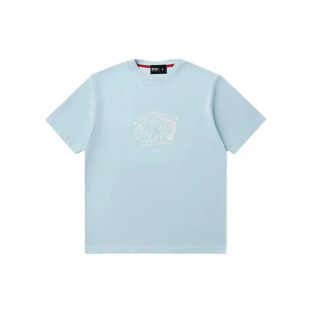 Geedup-Time-Is-Money-T-Shirt-‘Cool-Blue-/-White’-(2025)-2