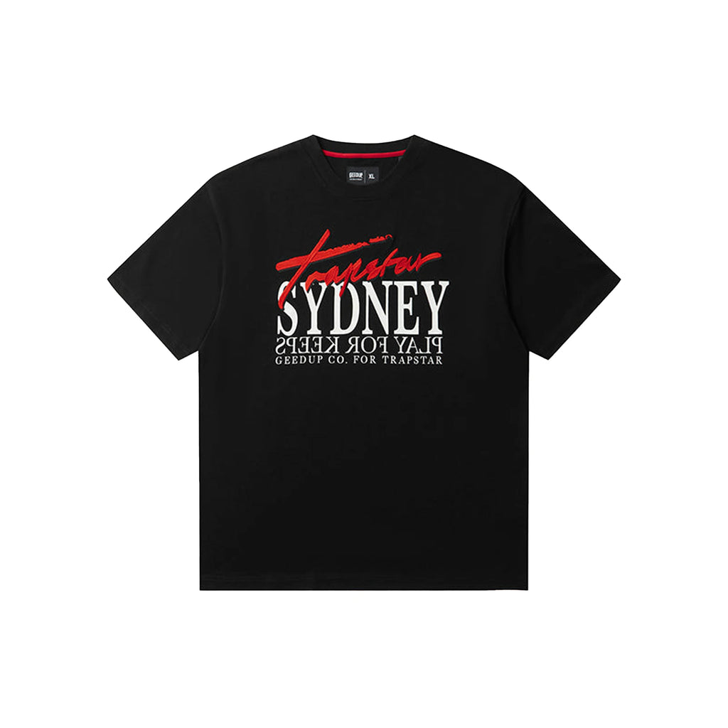 Geedup Sydney x Trapstar Secret T-Shirt 'Black' (2025) – PUSHAS