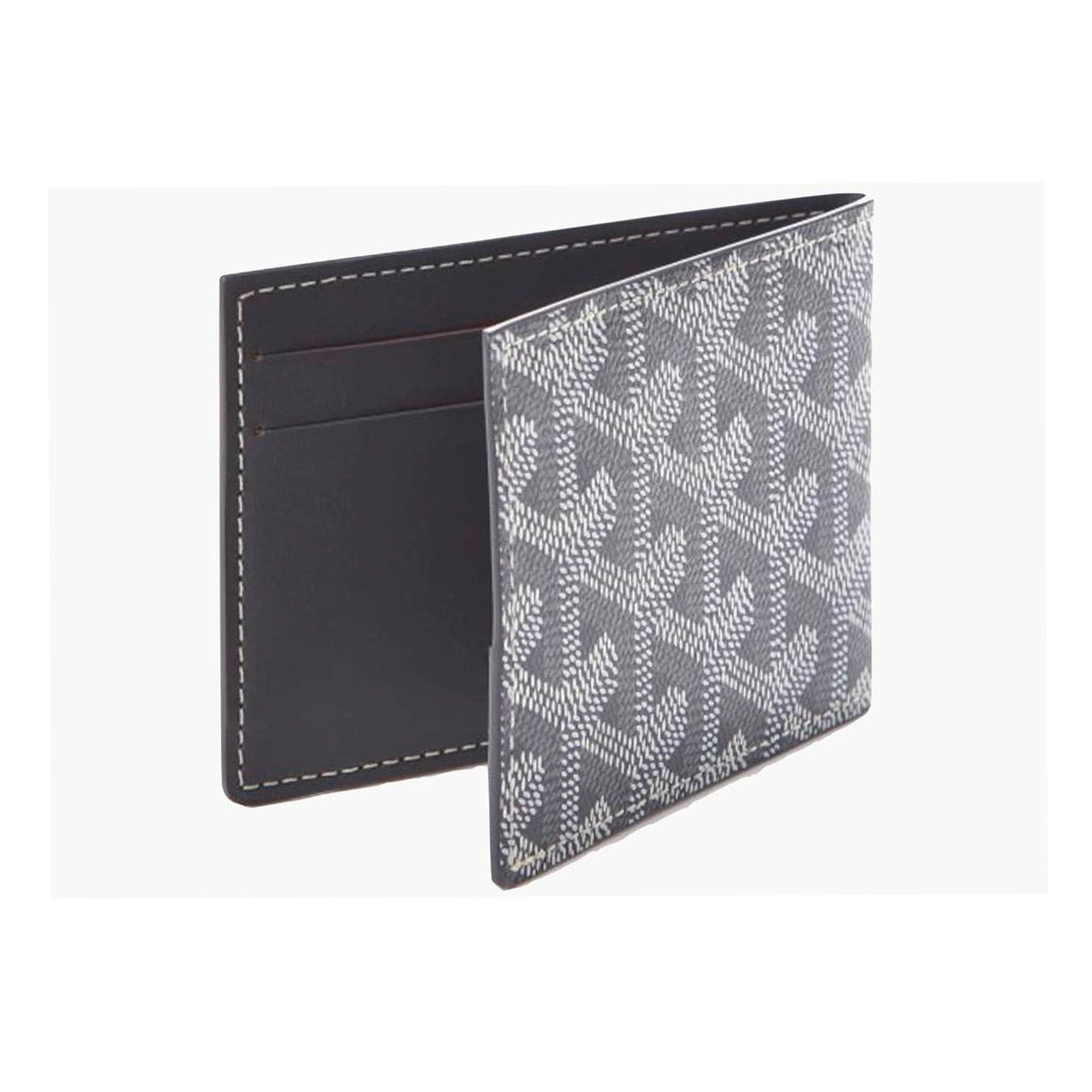 Goyard-Victoire-Wallet-'Grey'-front-side