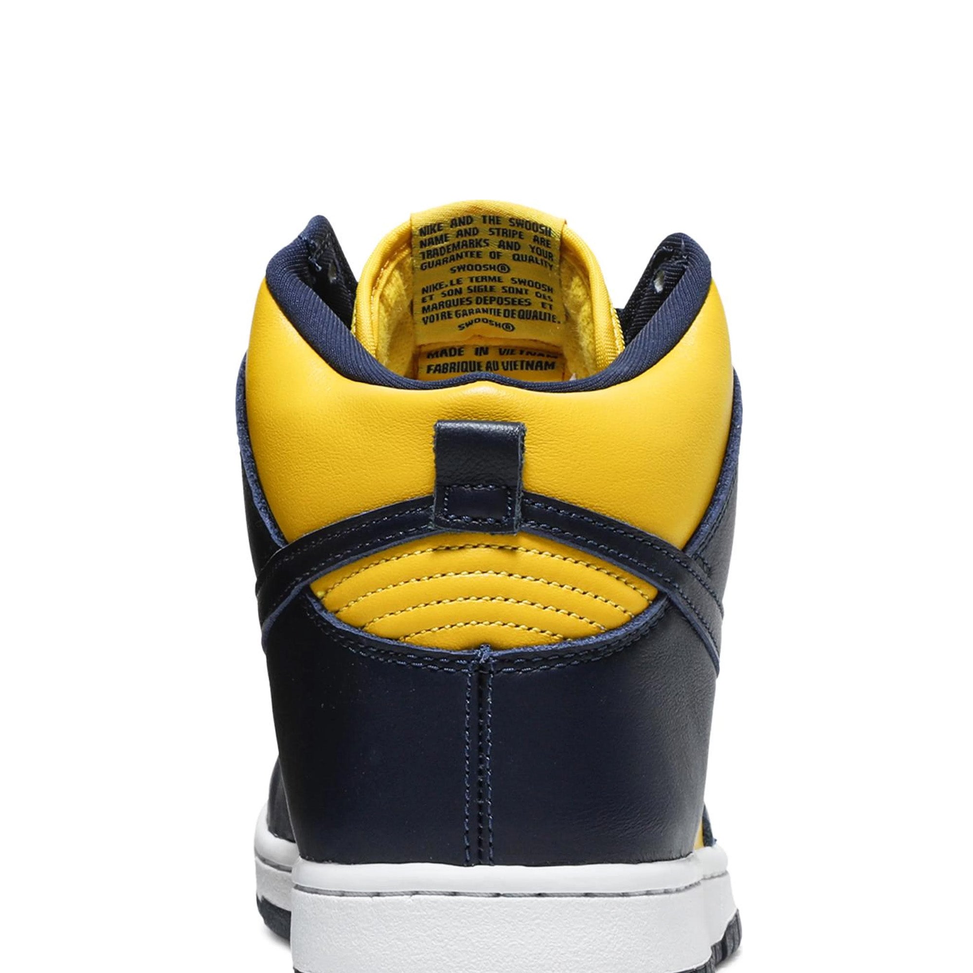 NIKE-Dunk-High-'Michigan'-back-close-up