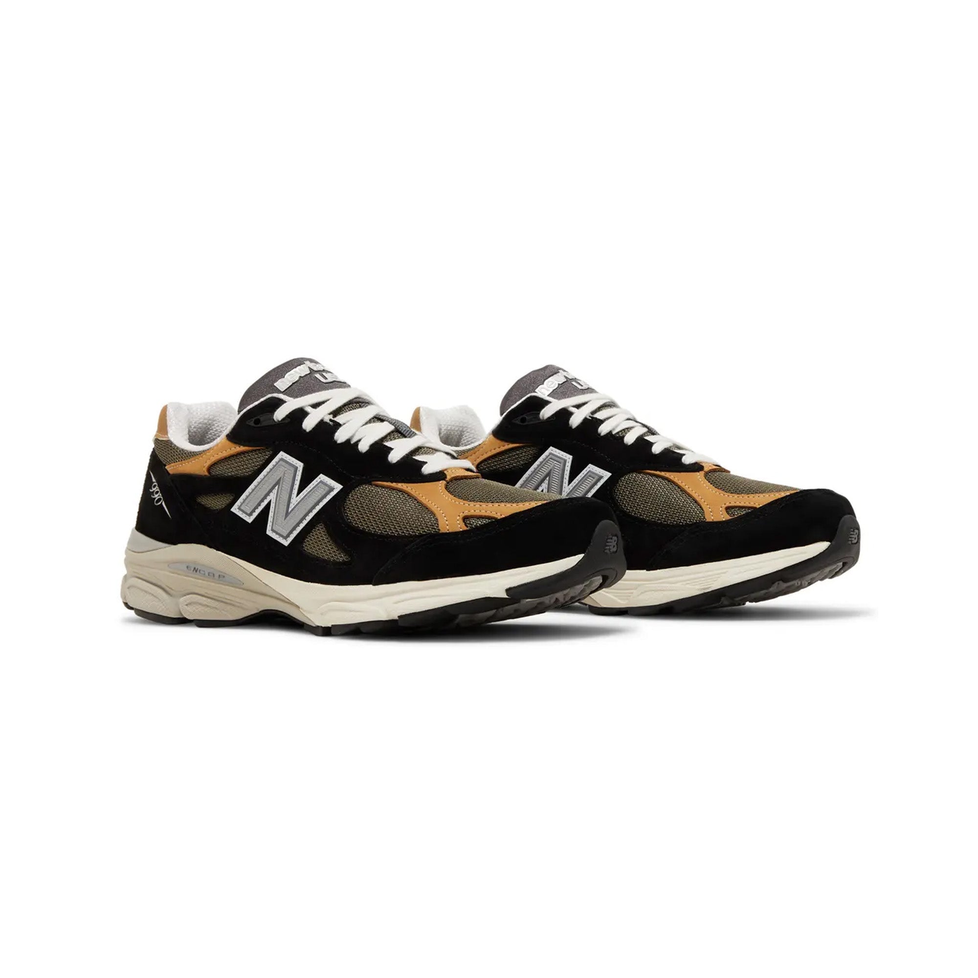 New-Balance-990v3-‘MiUSA-Black-Tan’-(2023)-front-side