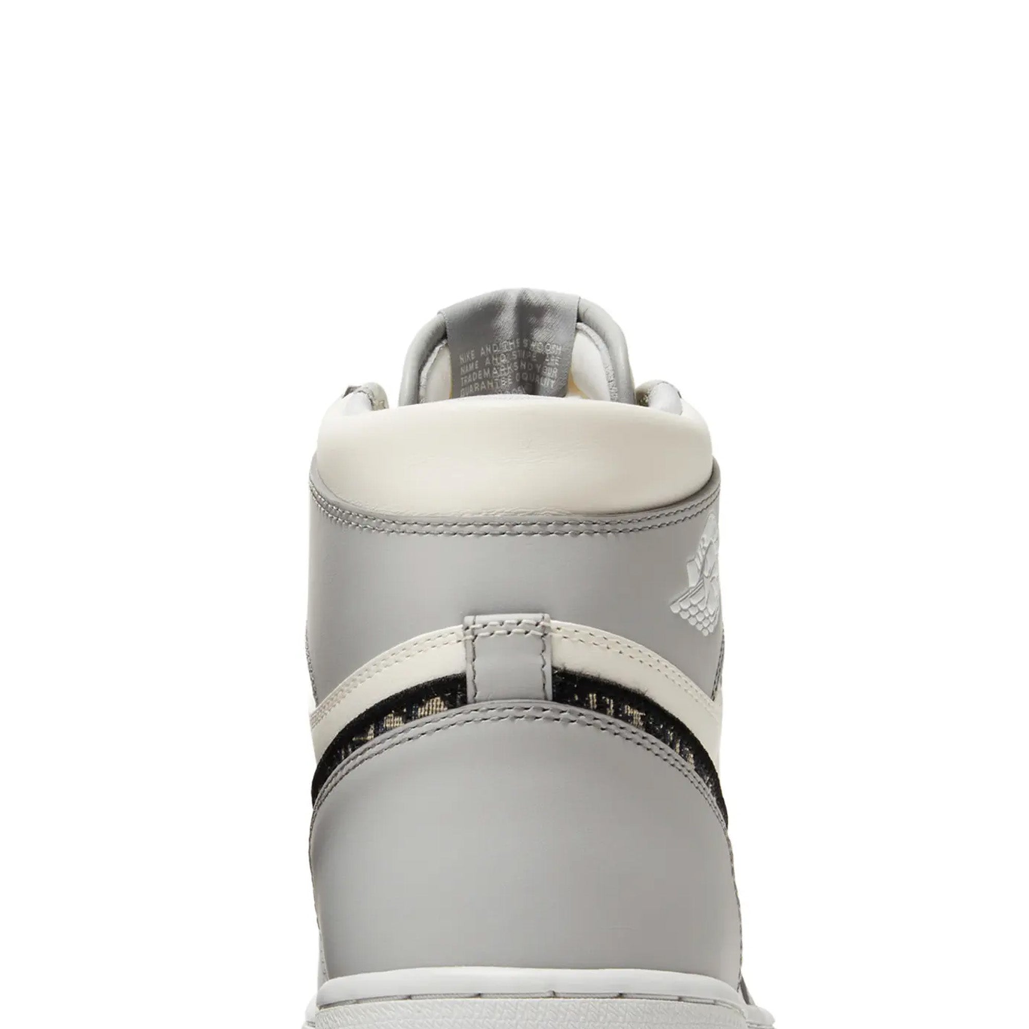 Nike-Air-Jordan-1-Retro-High-x-DIOR-‘Wolf-Grey’-(2020)-back-close-up