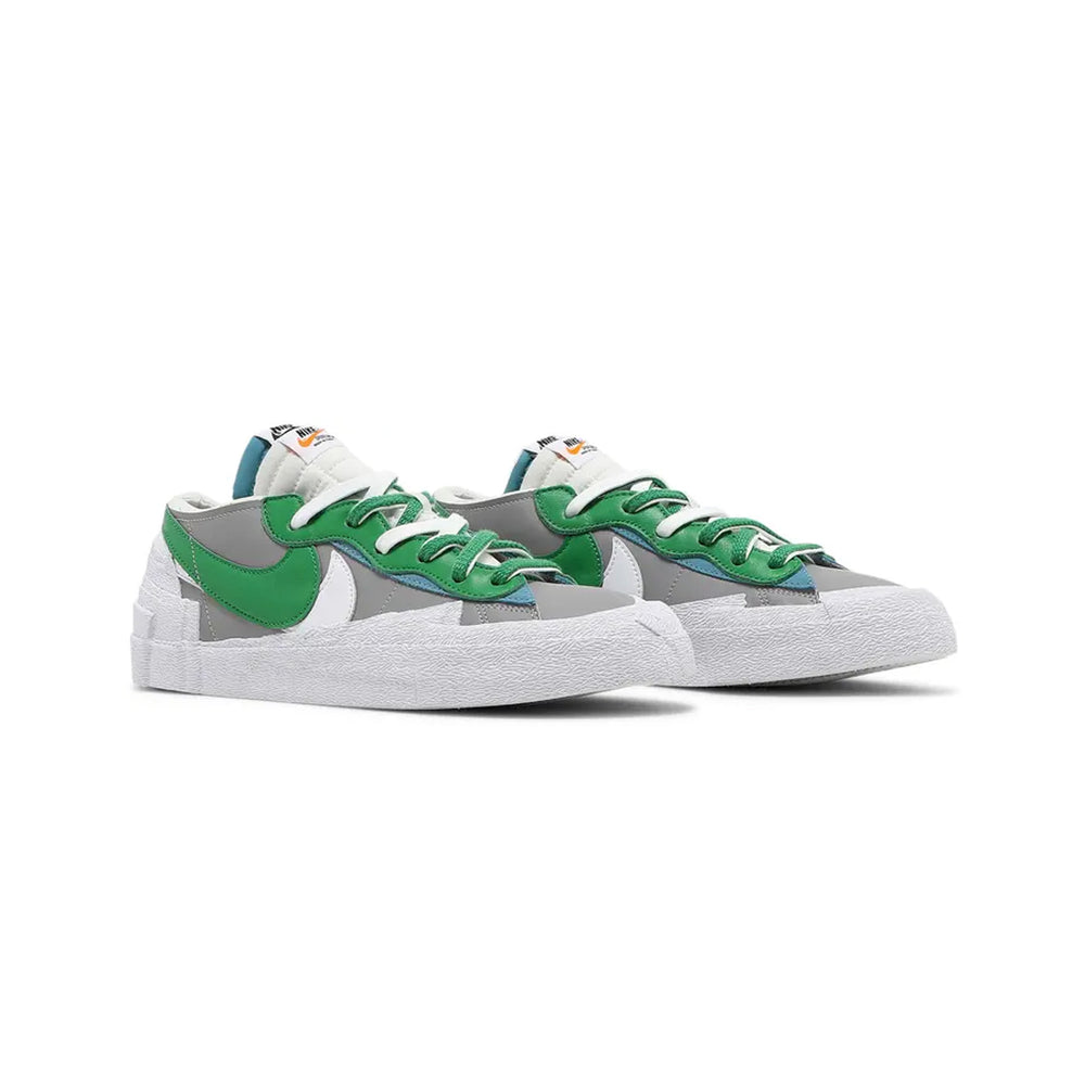 Nike-Blazer-Low-X-Sacai-‘Medium-Grey-Classic-Green’-2