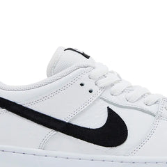 Nike-SB-Dunk-Low-‘White-Black’-(2025)-side-close-up