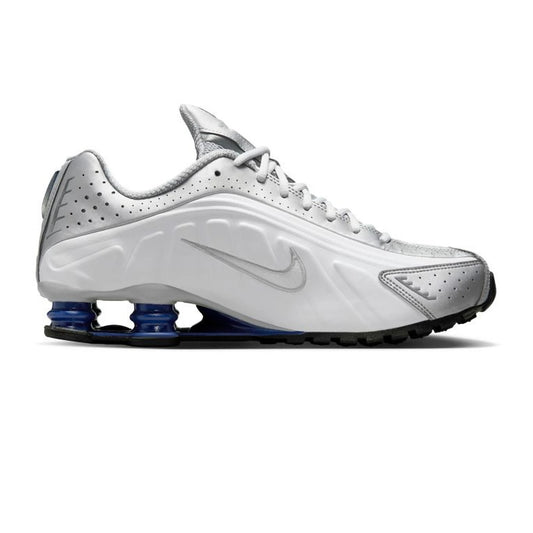 Nike Shox R4 'Metallic Silver Deep Royal Blue' (2024)