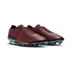 Nike-Tiempo-Legend-10-Elite-Luxe-FG-'Montebelluna-Leather-Port-Wine'(2025)-front-side