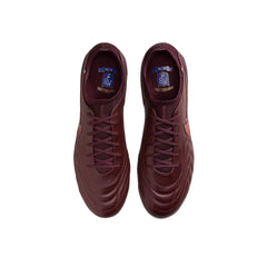 Nike-Tiempo-Legend-10-Elite-Luxe-FG-'Montebelluna-Leather-Port-Wine'(2025)-top-down