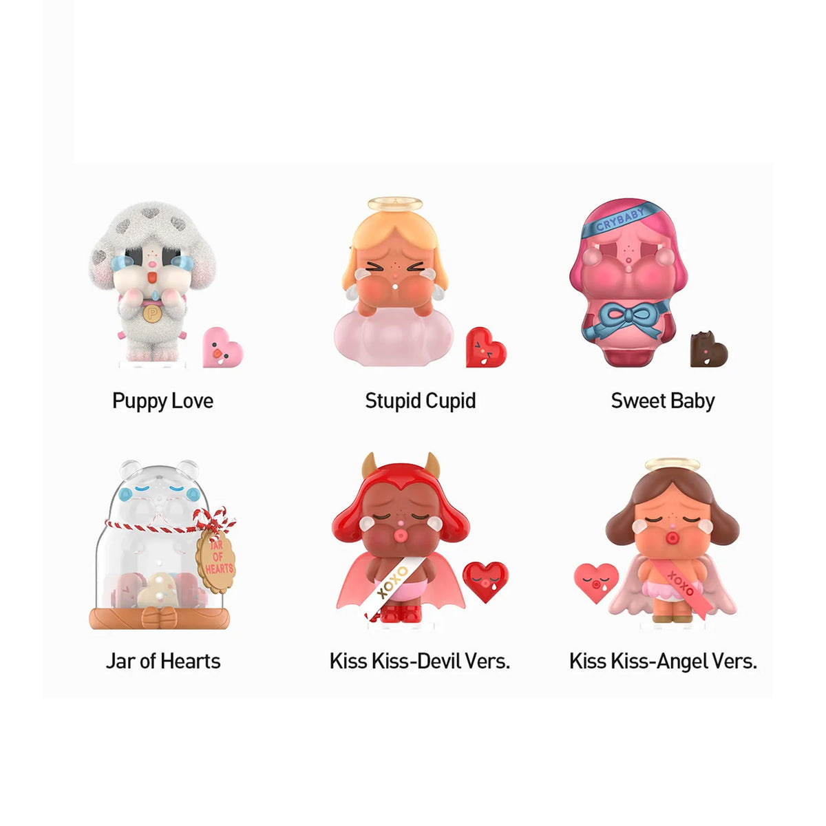 POP MART CRYBABY Crying For Love Series (12 Blind Boxes) | PUSHAS