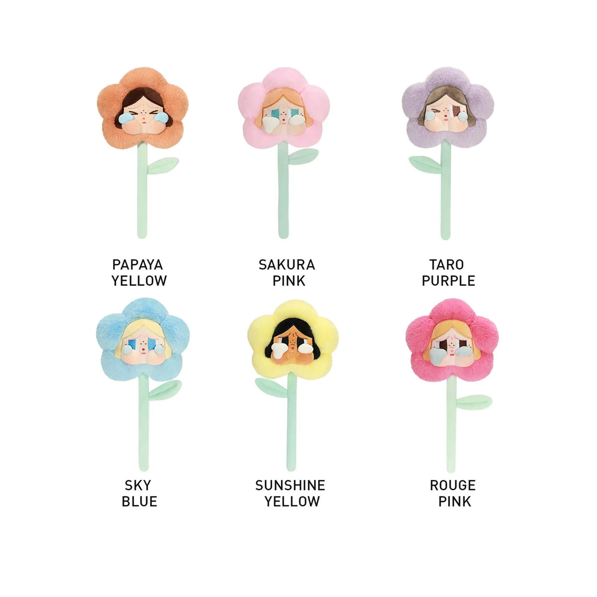 POP MART CRYBABY Sad Club Series Plush Flower (Single Blind Box