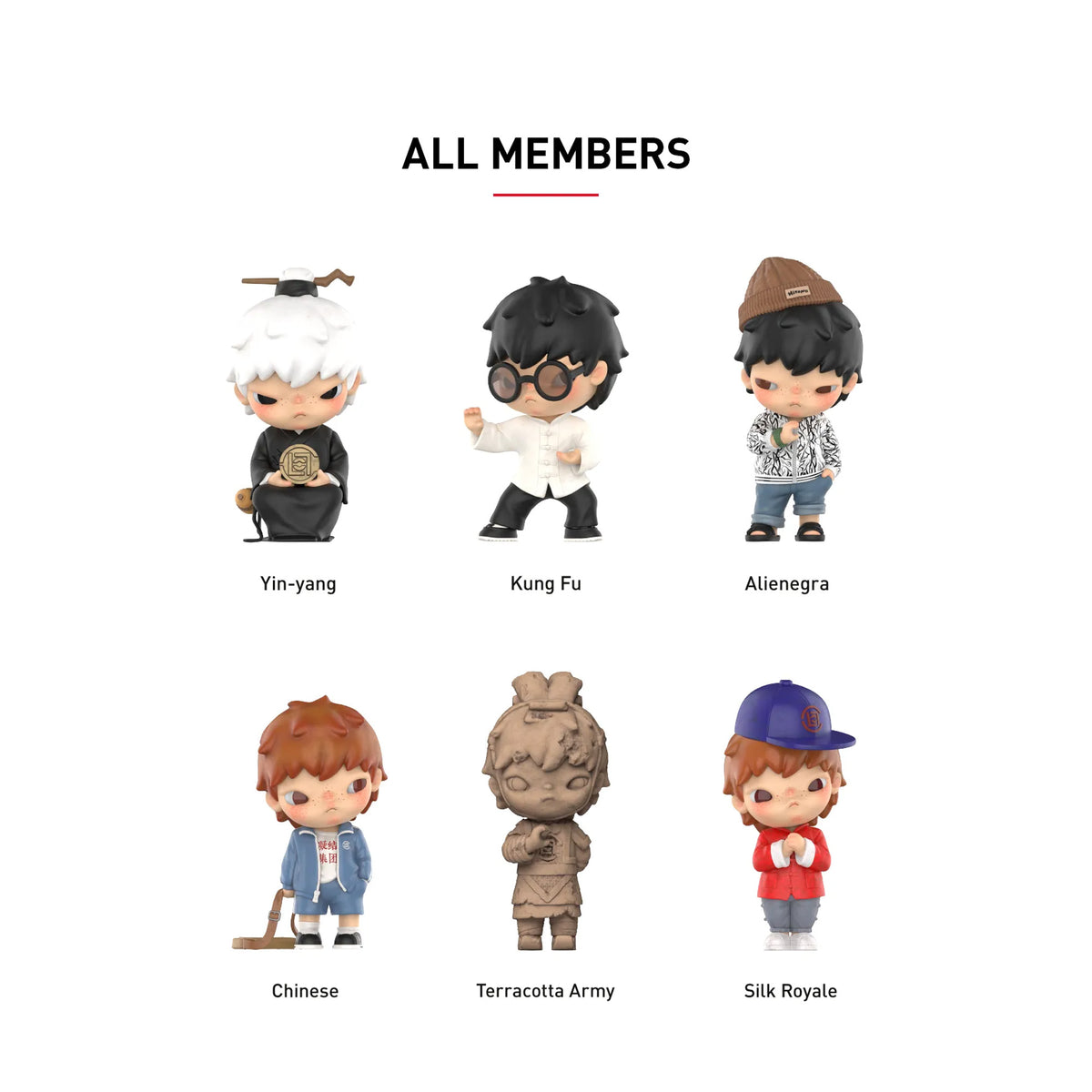 POP MART Hirono × CLOT Series Figures (Whole Set) – PUSHAS