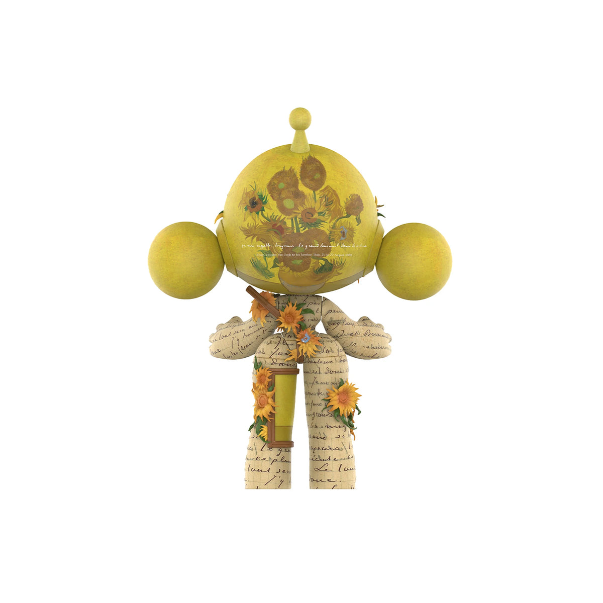MEGA α SKULLPANDA 1000% Van Gogh Museum POP MART MEGA α SKULLPANDA 1000% Van Gogh Museum Sunflowers – PUSHAS