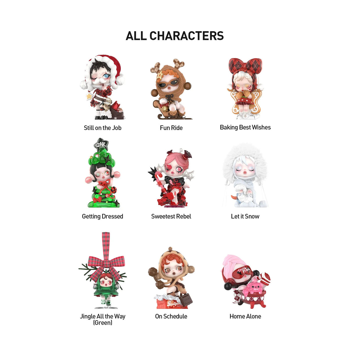 POP MART SKULLPANDA Tell Me What You Want Series (9 Blind Boxes