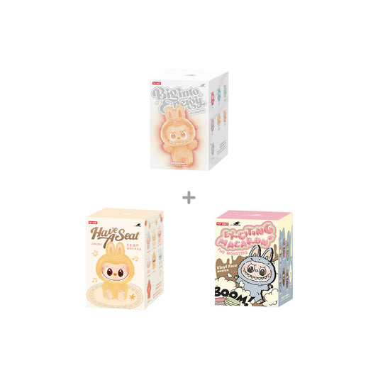 POP-MART-THE-MONSTERS-COMBO-SET-3-Big-into-Energy-Series-Vinyl-Plush-Pendant-+-Exciting-Macaron-+-Have-a-Seat-(Single-Blind-Boxes)-