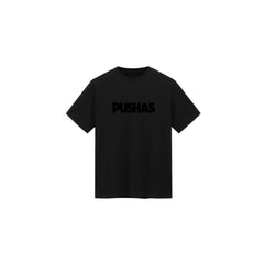 PUSHAS Core Print Logo T-Shirt 'Phantom Black'