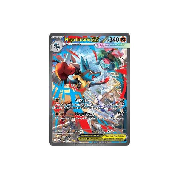 Pokémon TCG ME01-Mega Evolution #179 Mega Lucario ex Special Illustration Rare (2025)