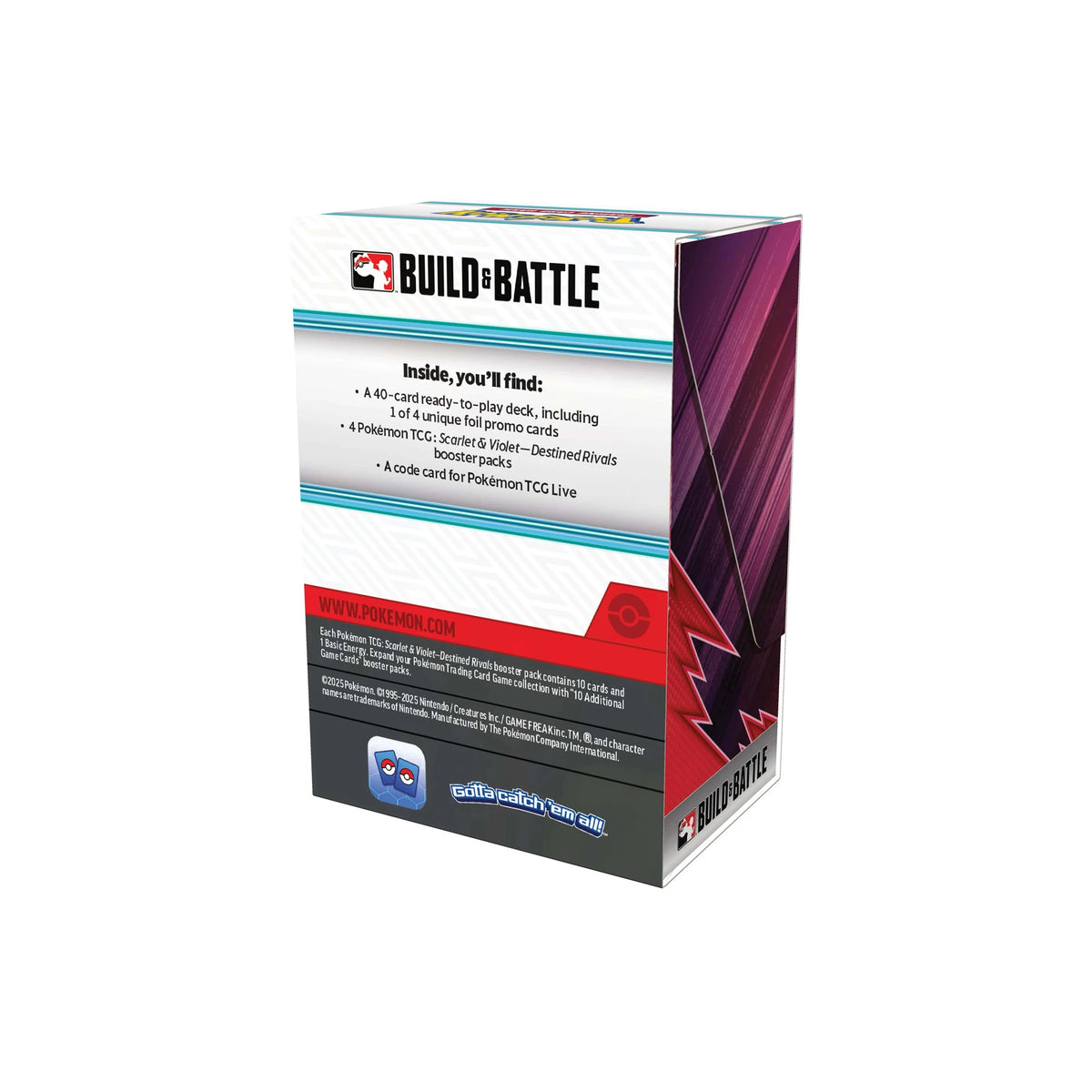 Pokmon TCG Scarlet & Violet Destined Rivals Build & Battle Box  PUSHAS