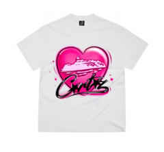 Corteiz Alcatraz Heart Tee 'White' (2024)