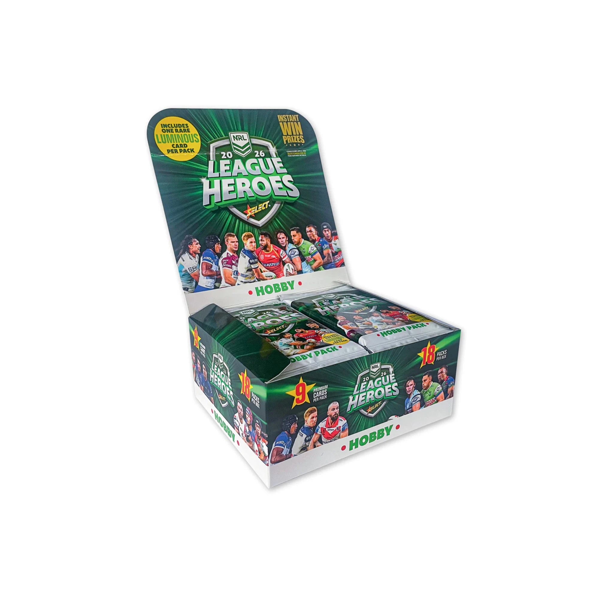 Select Cards NRL League Heroes Hobby Box (2026) – PUSHAS