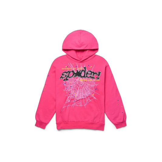 Sp5der P*NK V2 Hoodie 'Pink' (2023)