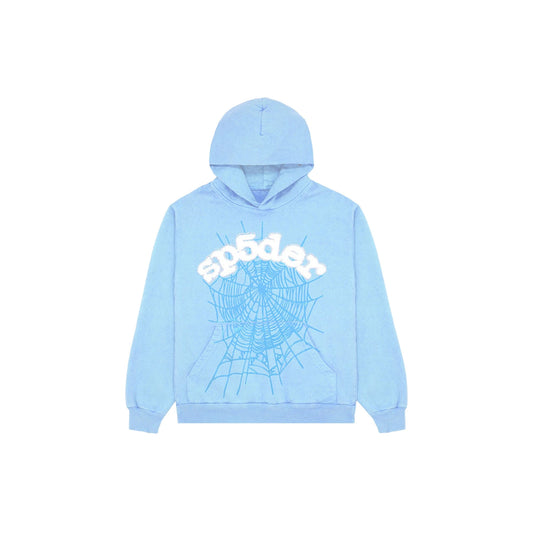Sp5der Web Hoodie 'Sky Blue' (2023)