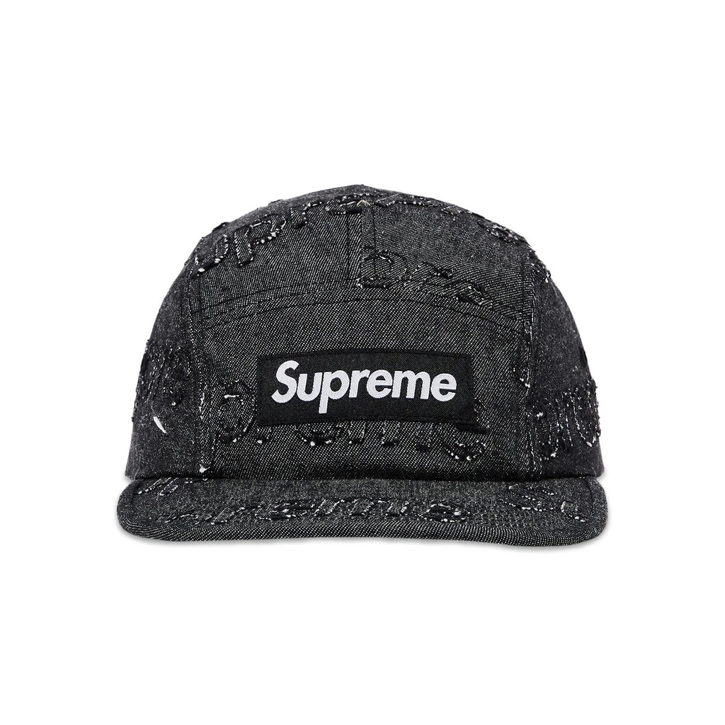 Supreme-Lasered-Denim-Camp-Cap