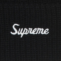 Supreme-Loose-Gauge-Beanie-'Black'-(2024)-logo