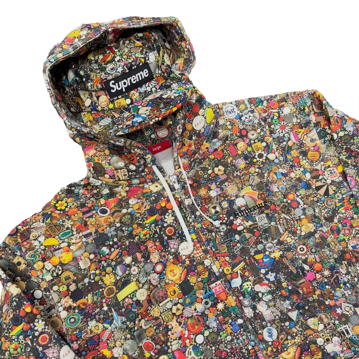 Supreme Mike Kelley Zip Up Hooded Sweatshirt 'Multicolor' (2026