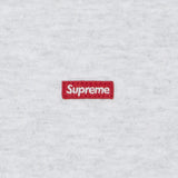Supreme-Small-Box-Crewneck-'Ash-Grey'-(2024)-logo-close-up