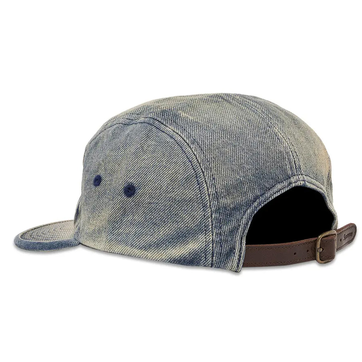Supreme Washed Chino Twill Camp Cap 'Dirty Indigo' (2024) – PUSHAS