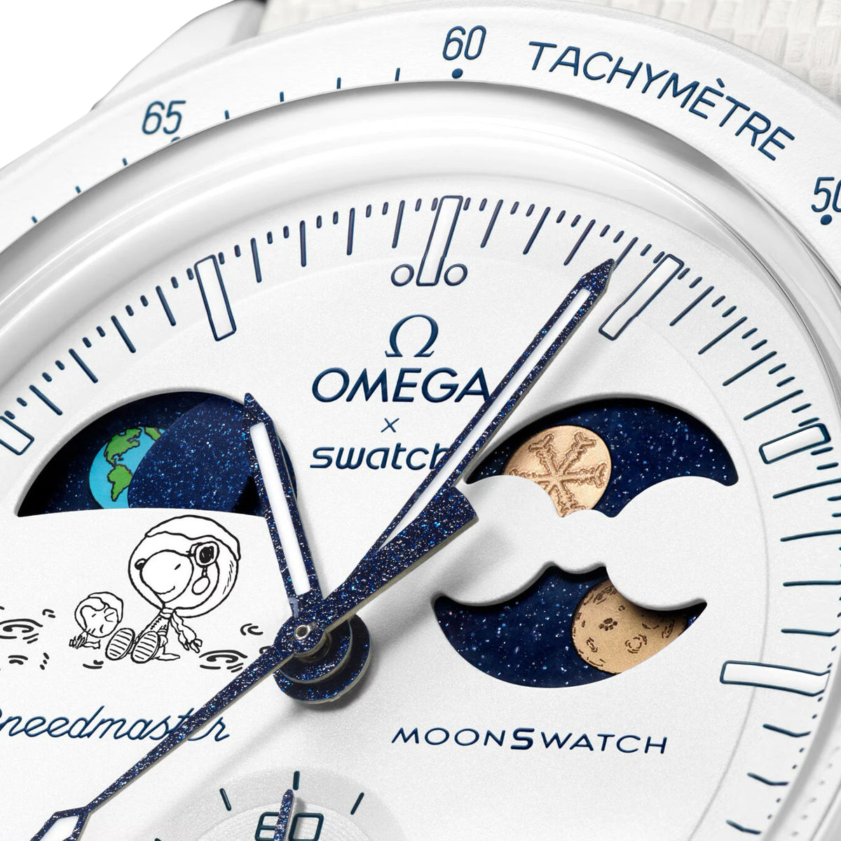 Swatch x Omega Bioceramic Moonswatch Mission to Earth Phase