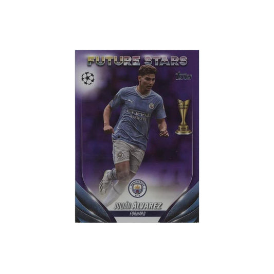 Topps Knockout UEFA Champions League Julian Alvarez Purple 17/25 (2023-24)