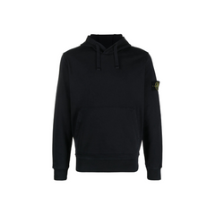 Stone-Island-Compass-Appliqué-Cotton-Hoodie